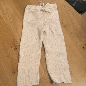 Jamie Kay Cream Knit Leggings 2-3t fit